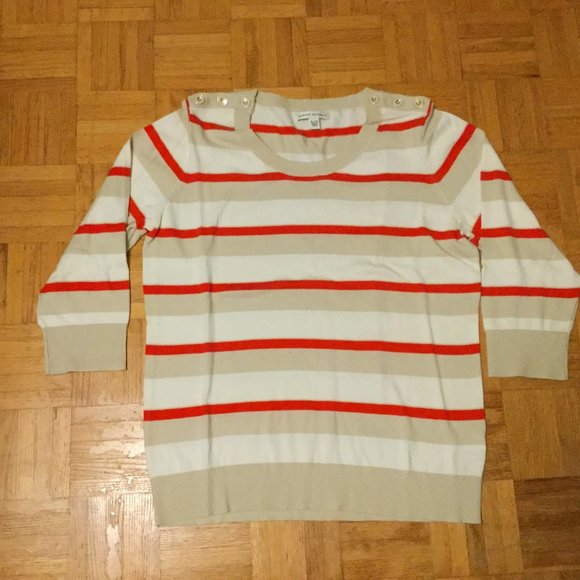 Striped pullover sweater - Picture 1 of 3